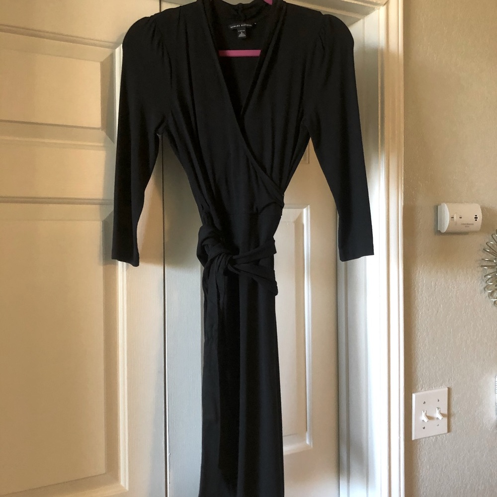 Banana republic wrap dress 3/4 sleeve